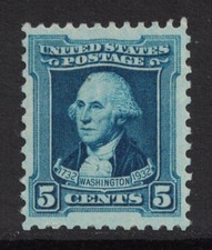 Scott 710 - MH - 5c Washington Bicentenario, Charles Peale - 1932 - mai usato come nuovo