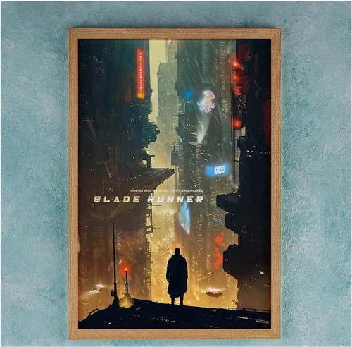 Blade runner cyberpunk poster - blade,