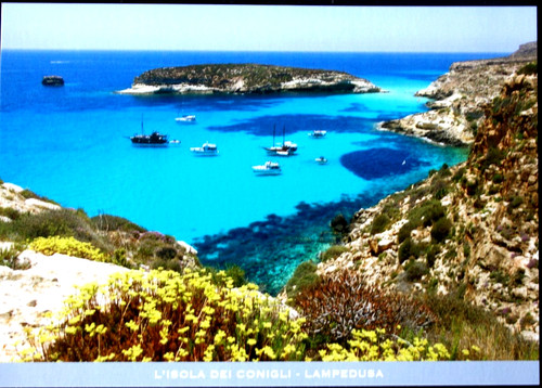 Cartolina lampedusa - cartolina.,