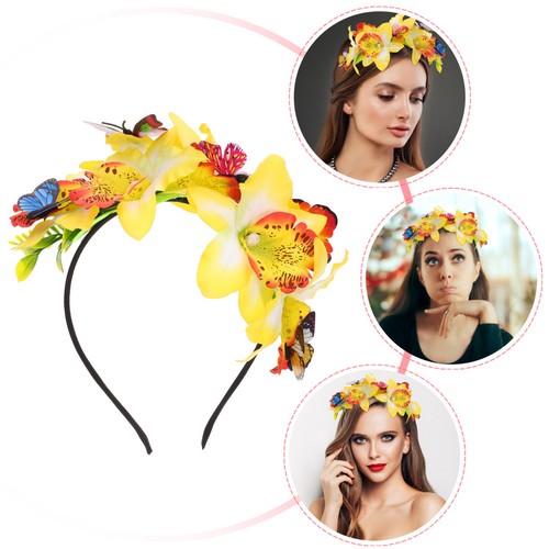 Cerchietto farfalla fiore - cerchietto,