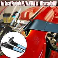 ✅✅ SPECCHIETTI ALA A LAMA FRECCE LED INTEGRATE PER LE DUCATI PANIGALE V2 V4  ✅