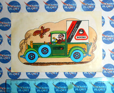 ADESIVO STICKER VINTAGE AUTOCOLLANT AUTO TUNING BOERO CONSULENZA COLORE ANNI'80