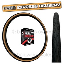 PNEUMATICO E TUBO tradizionale slick tradizionale Baldys 700x28c AMBER WALL