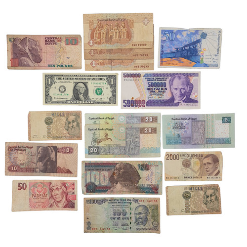 Banconote mondiali lotto - banconote,