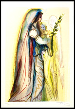 Salvador dali litografia coa - dali,