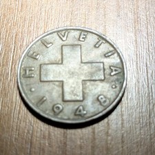 Moneta 2 Rappen 1948, Svizzera