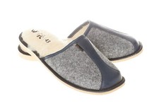 Uomo Pantofole Feltro Con Lana