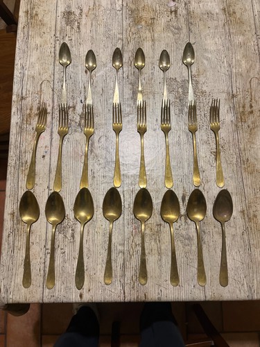 Set posate ottone - ottone, e
