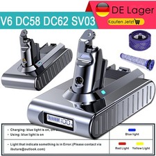 Batteria Sony 9000 mAh per DYSON V6 DC59 DC62 DC61 DC58 SV03 SV04 display LED agli ioni di litio