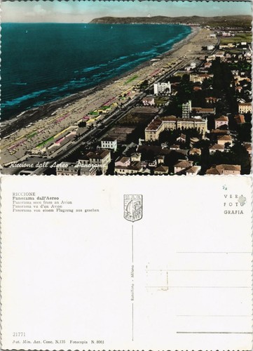 Cartoline riccione panorama - cartoline,
