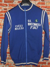 EROICA MAGLIA GIACCA BICI CICLISMO VINTAGE 70'S VITTORE GIANNI LANA RICAMATA
