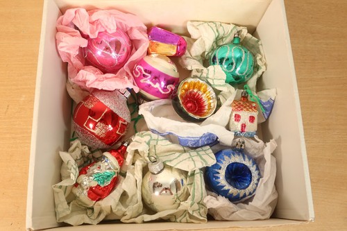Vintage vetro mercurio palline - mercurio,