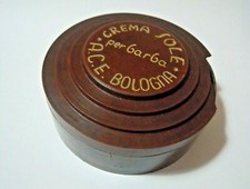 RARA SCATOLA IN BACHELITE " CREMA SOLE PER BARBA " A.C.E. BOLOGNA - 
