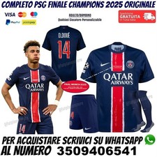 Maglia Psg Paris Saint Germain Douè Doue Doué Finale Champions League 2025 Inter