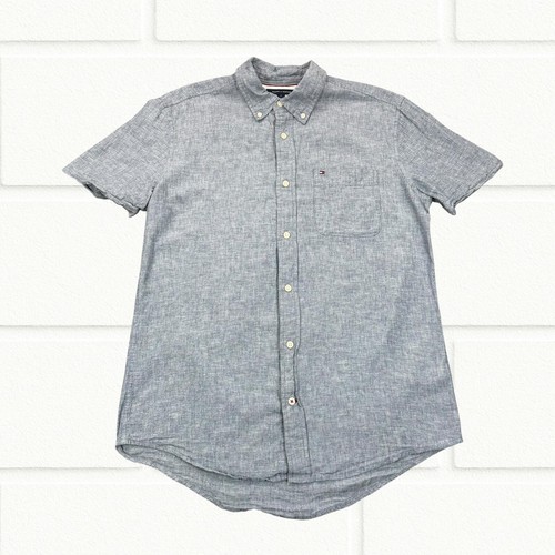 Camicia tommy hilfiger blu con - camicia,