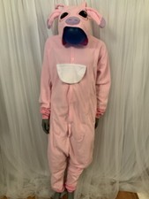 Costume Pigiama Tuta Disney LILO & Stitch "Angelo" Pile Rosa Adulto XL