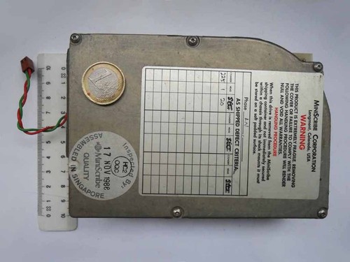 Hard disk vintage - , mniscribe