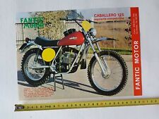 Fantic Motor Caballero 125 Regolarità Competizione 1974 depliant originale 