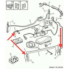 Anelli tenuta Kit revisione 3 pistoni capote Bagagliaio Peugeot 206cc
