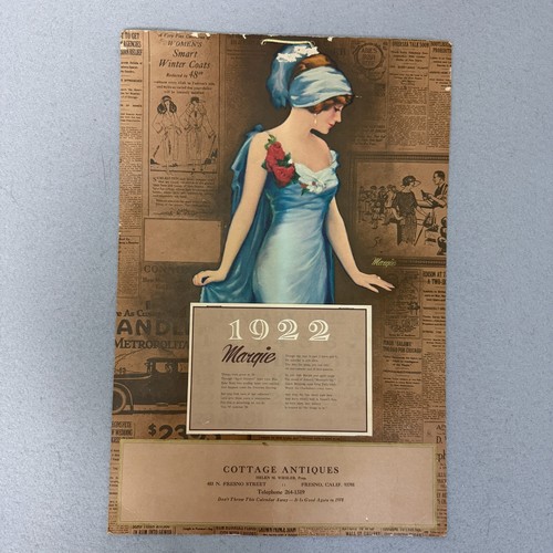Calendario parete vintage - calendario, da