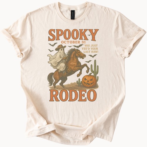 Maglietta spooky rodeo cowboy - maglietta,