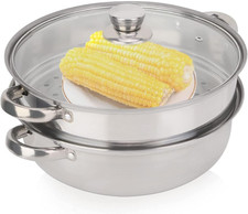 2 Strati Pentola a Vapore Da