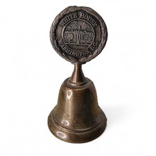 White house souvenir bell - white,