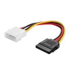 Cavo adattatore sdoppiatore alimentazione per PC da Ide Molex 4 Pin a 1 Sata