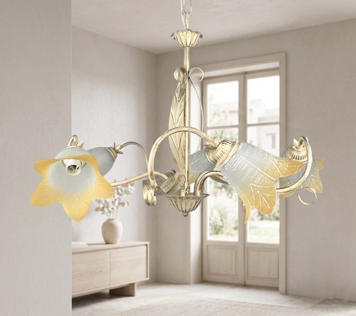 Lampadario ferro battuto - lampadario,