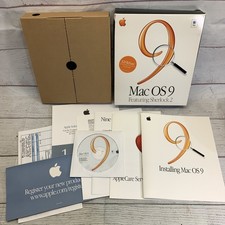 Apple Mac OS 9 con sistema operativo Sherlock 2 Installa CD Disc 9.0 in scatola