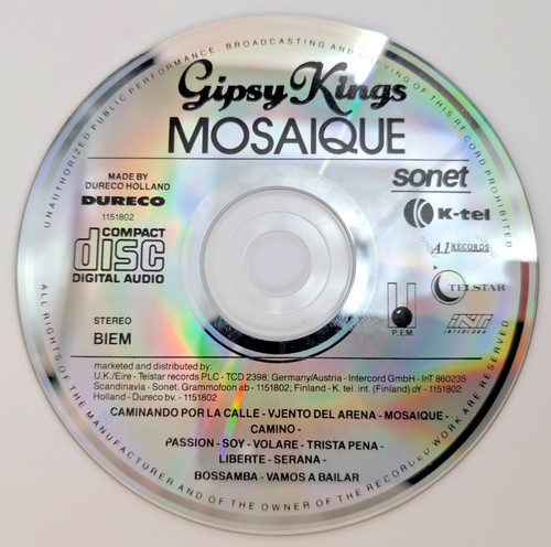 Gipsy kings mosaique 1989 - kings,