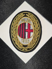 A.C Milan  1899 splendida vecchia toppa patch  logo simbolo ricamata