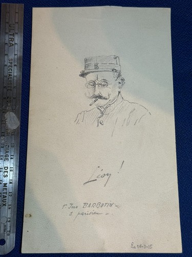 Dessin militaire ww1 - militaire,