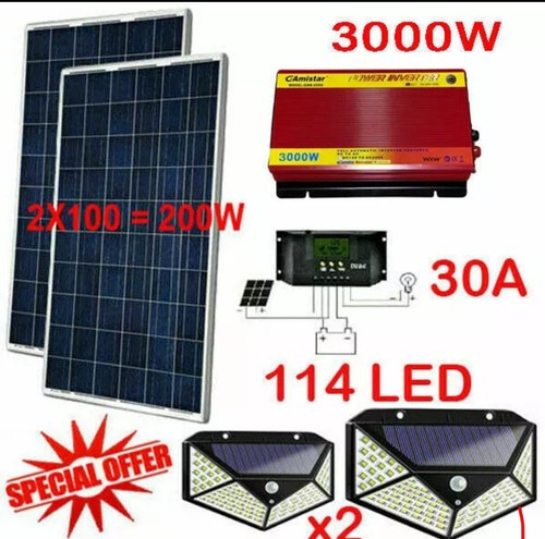Kit fotovoltaico 2kw inverter - 2kw,