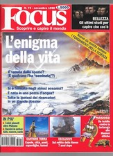 rivista FOCUS n° 73 gennaio 1998