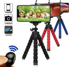 Treppiede cavalletto Flessibile supporto smartphone go pro telecomando Bluetooth