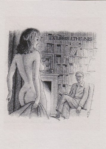 Libris bookplate erotico n - ex,
