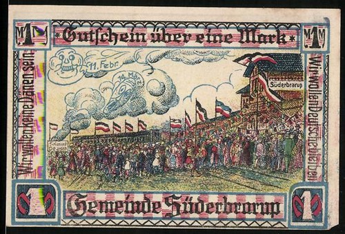 Notgeld süderbrarup marco - süderbrarup,, 1