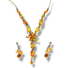 Set orecchini collana Y