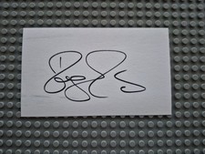 Carta 3x5 firmata Roger