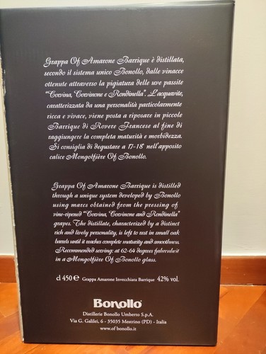 Grappa bonollo amarone - bonollo.,