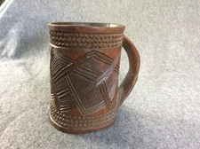 Etnografia Pura Antica Tazza di Vino di Palma - Tribù Cuba - D.R. Congo 1900 o meglio