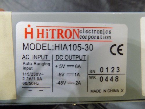 Alimentatore hitron modello - alimentatore,