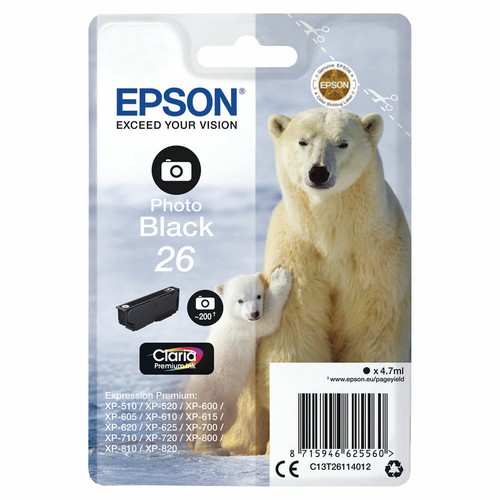 Epson photo black - 26,