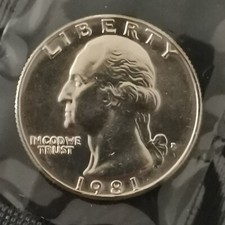 WASHINGTON QUARTER DOLLAR 1981
