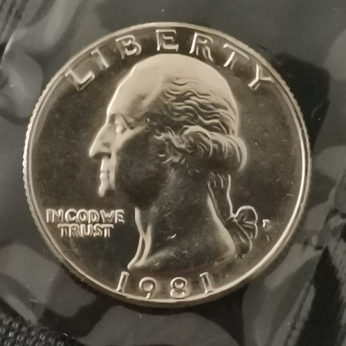 Washington quarter dollar - quarter, 1981
