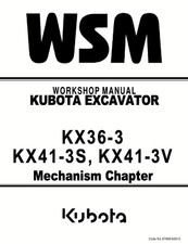 Kubota KX36 KX41 3V 2005