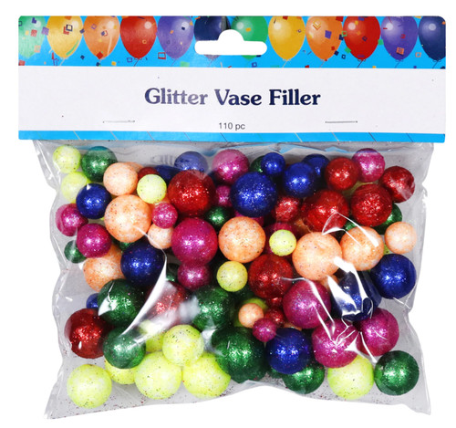 Vaso glitter arcobaleno