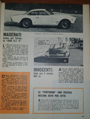Maserati 3500 auto - 3500,