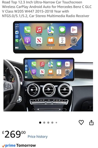 Autoradio carplay per - 10,25",
